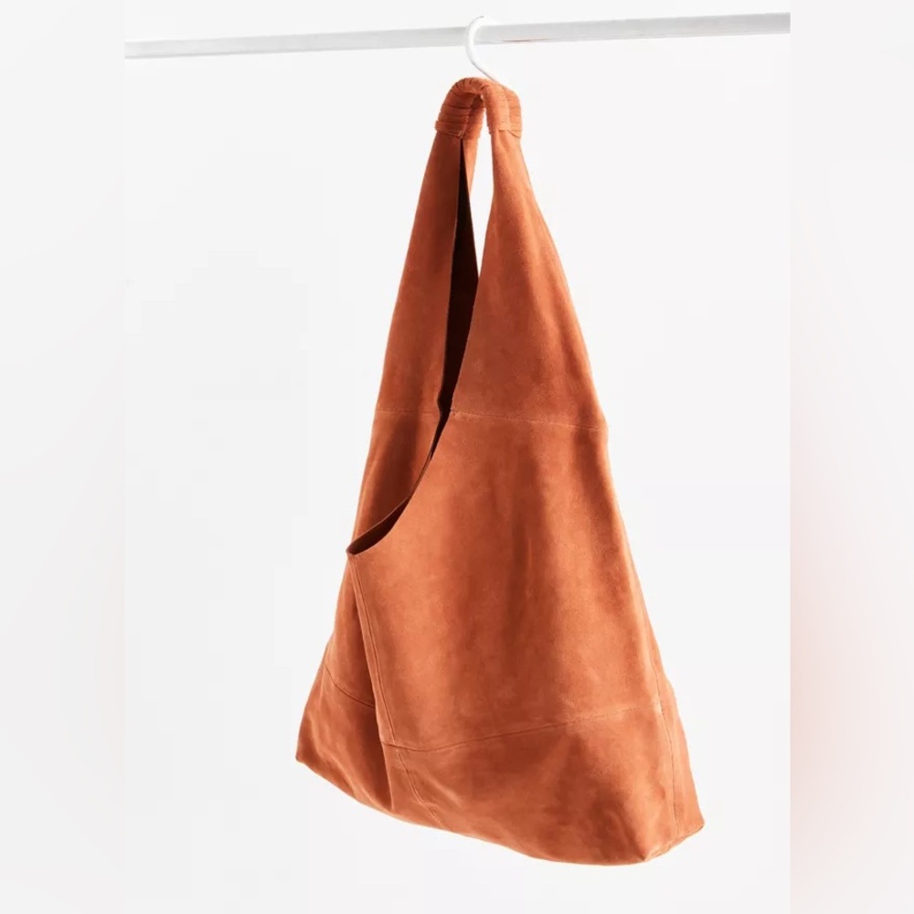 Urban Outfitters slouchy suede hobo tote bag made of cow suede